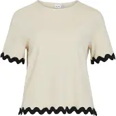 Vila Shirts 'VICalisa' taupe / sort