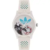 Adidas Analogt ur hvid