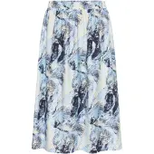 Kaffe Nederdel 'Jasmin' beige / blå