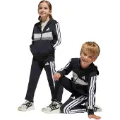 Adidas Træningsdragt 'Essentials Tiberio' sort / hvid
