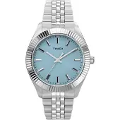 Timex Analogt ur blå / sølv