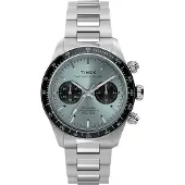 Timex Analogt ur blå / sølv