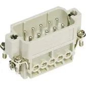 Harting HAN A stik, indsats type 10A hanstik skrueterminal maks 2,5mm², 16A 10 polet