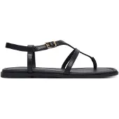Tommy Hilfiger Klipklappere 'Strap Toe Post' sort