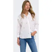 ONLY Bluse 'ONLNEW LINA GRACE' grøn / oliven / hvid