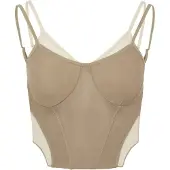 LeGer By Lena Gercke Overdel 'Chinara' beige / lysebeige