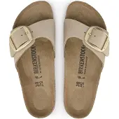 Birkenstock Madrid Big Buckle Nubuck Leather Sandaler