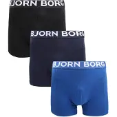 Björn Borg Boxershorts 3-pak i blå Blå Mørkeblå måle
