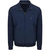 Tommy Hilfiger Sweatjakke 'ESSENTIAL' navy