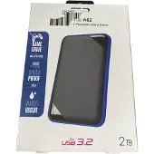 Silicon Power A62 Game Drive - Harddisk - 2 TB - ekstern (bærbar) - USB 3.2 Gen 1 - sort, blå