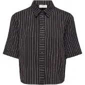 JDY Bluse 'JDYPOWER' choko / hvid