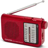 Aiwa RS-55RD, Personligt, Analog, AM, FM, 88 - 108 MHz, 530 - 1600 kHz, 5,7 cm