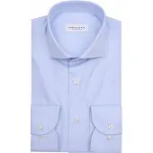 Profuomo Twill Skjorte Supima Cotton Blå Lyseblå måle