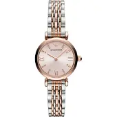 Emporio Armani Analogt ur rosa guld / sølv