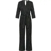 Kaffe Jumpsuit sort / hvid