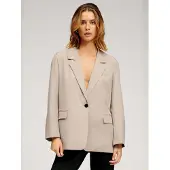 TeeShoppen Blazer ' Oversized ' grå
