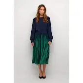 Culture Kjole 'Carly' navy / jade