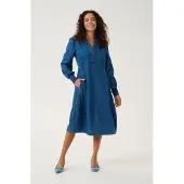 Culture Blusekjole blue denim