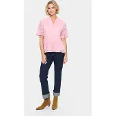 Saint tropez Bluse 'Zanna' lyserød
