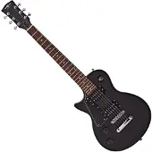 Gear4Music 3/4 New Jersey venstrehånds elguitar fra Sort