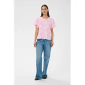 Kaffe Bluse 'KAmarlo' pink / hvid