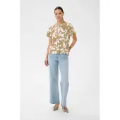 Kaffe Bluse 'KAMarlo' beige / khaki