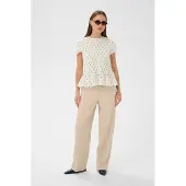 Soaked in luxury Bluse 'Amelie' sort / hvid