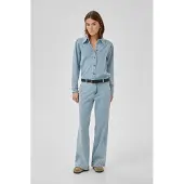 My Essential Wardrobe Bluse 'Linn Sofia 115' blue denim