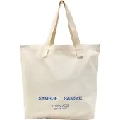 Samsøe & Samsøe Sjal creme / royalblå