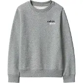 Calvin Klein Jeans Sweatshirt - Logo - Medium Grey/ Heather Grey - - 10 år (140) - Sweatshirt