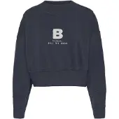 Ball Sweatjakke natblå / hvid