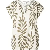 Zabaione Bluse 'Co44nnie' sand / oliven