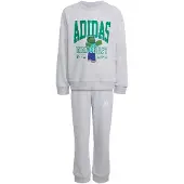 Adidas Træningsdragt 'x Minecraft' koboltblåt / aqua / grå-meleret / grøn