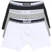 Funky Buddha Boksershorts grå / sort / hvid
