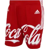 Adidas Bukser 'Coca Cola' rød / hvid