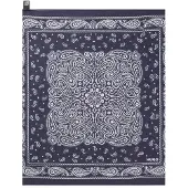 HUGO Bandana med paisleyprint i en silkeblanding