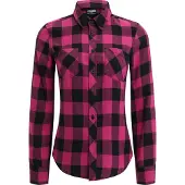 Urban Classics Bluse pink / sort