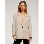 TeeShoppen Blazer ' Oversized ' grå