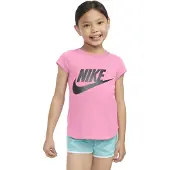 Nike T-shirt - Just Pink m. Glimmer - - 3 år (98) - T-Shirt