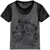 Ed Hardy Shirts 'Climbing Rose' sort / hvid