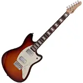 Gear4Music Seattle Select elektrisk guitar fra Sunburst