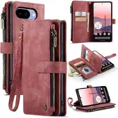 CASEME Google Pixel 10a C30 Multifunktionel Pung - Rød