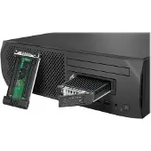 Icy Dock ToughArmor MB601M2K-1B - Lagrings mobil rack - M.2 - M.2 NVMe Card - U.2 - sort