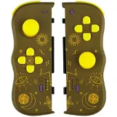 Lexip Twin Pads - Gamepad - trådløs - 2.4 GHz/Bluetooth - sort (pakke med 2) - for Nintendo Switch