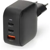 Nedis Pd 3.0 Gan Usb-a-og Usb-c-vægoplader 70w