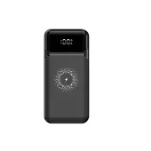 Teknikproffset Powerbank 20000mAh 22,5W PD + 15W trådløs hurtigopladning m. digitalt