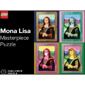Euromic Masterpiece Puzzle: Mona Lisa-puslespil med 1000 brikker 5008976