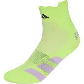 Adidas Sportssokker 'Adizero' neongul / lilla / sort