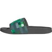 Adidas Strand-/badesko 'ADILETTE SHOWER - MINECRAFT' antracit / lysegrøn / mørkegrøn / hvid