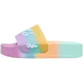 Buffalo Pantoletter 'Playa Run' azur / mint / orkidee / lyseorange